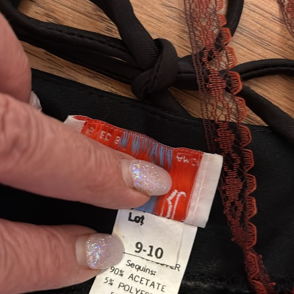 Vintage 1980’s Diamond’s Run sleeveless black sequin peplum midi dress Size 9/10 - Picture 13 of 17